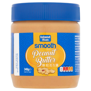 Island Sun Smooth Peanut Butter 340g