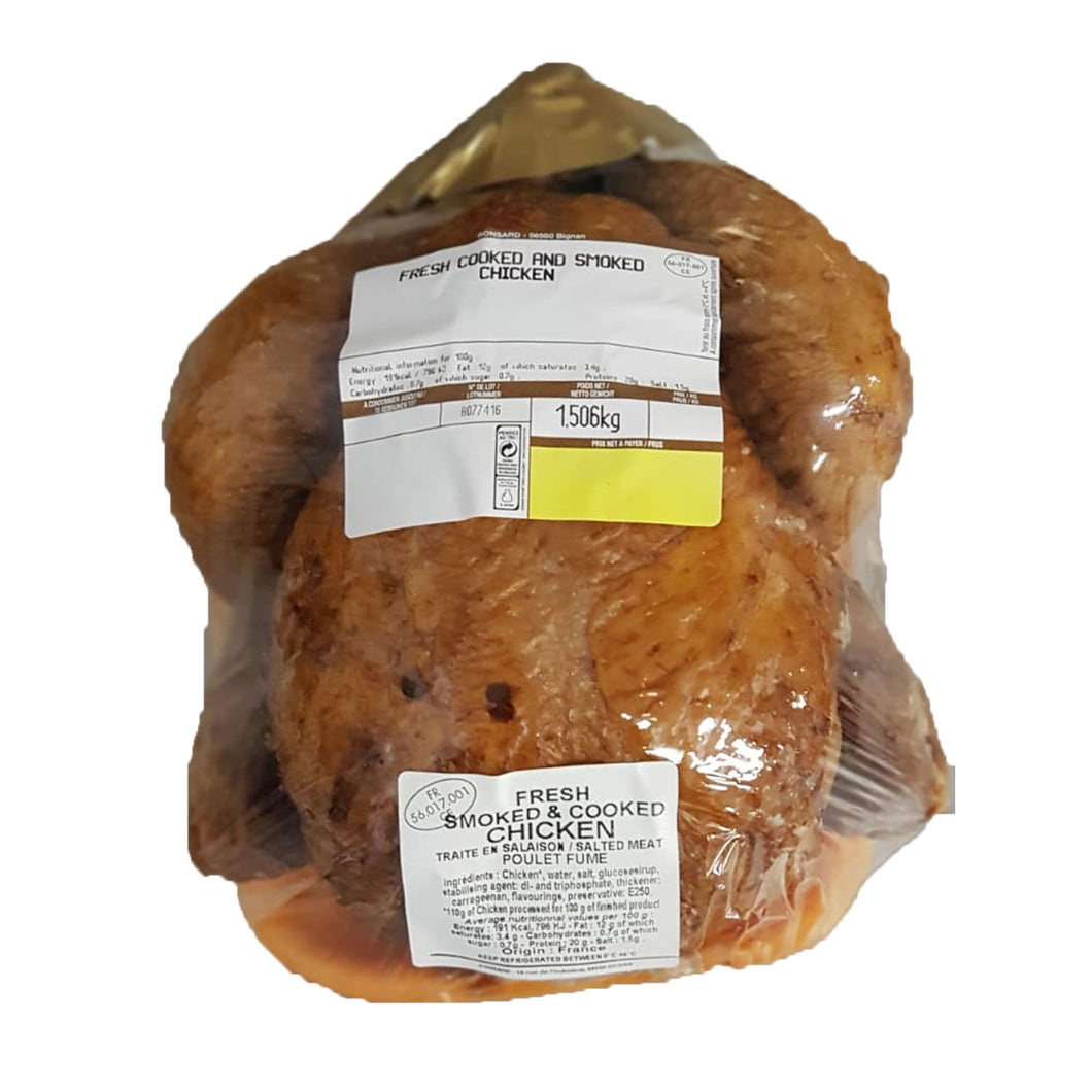 Cooked and Smoked Chicken (1.4kg - 1.6kg)